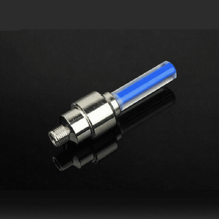 4PCS Bicycle Bike LED Lights Tire Valve Cap Flashlight Auto Car Motorcycle Tire Air Valve Wheel Spokes Light Bike Accessories