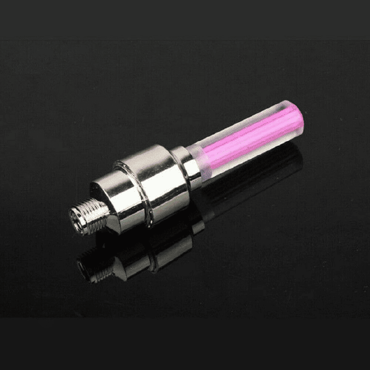 4PCS Bicycle Bike LED Lights Tire Valve Cap Flashlight Auto Car Motorcycle Tire Air Valve Wheel Spokes Light Bike Accessories