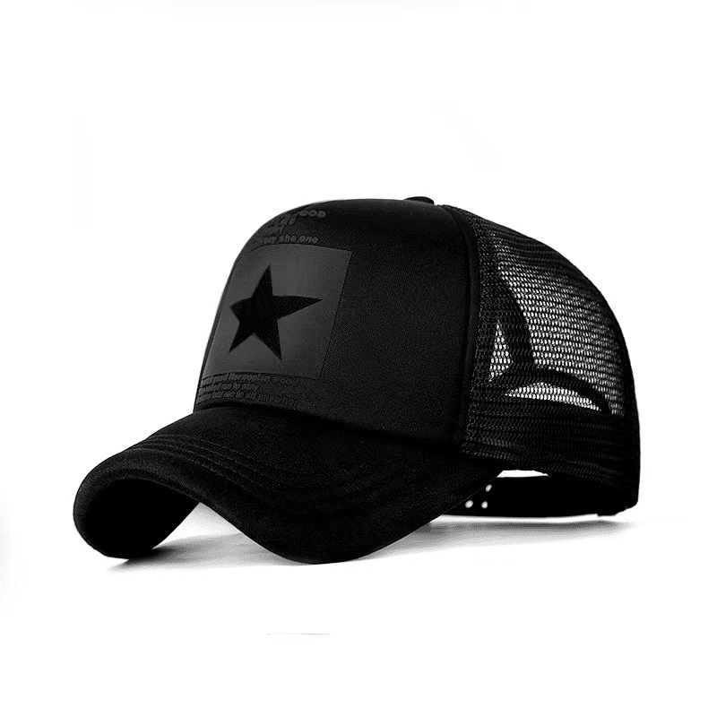 BAMBOO Unisex Breathable Mesh Baseball Cap Adjustable Sun Visor Plain Hat