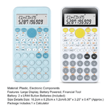 VEDO Scientific Calculator 240+ Functions Dual Power KCSE Approved Blue