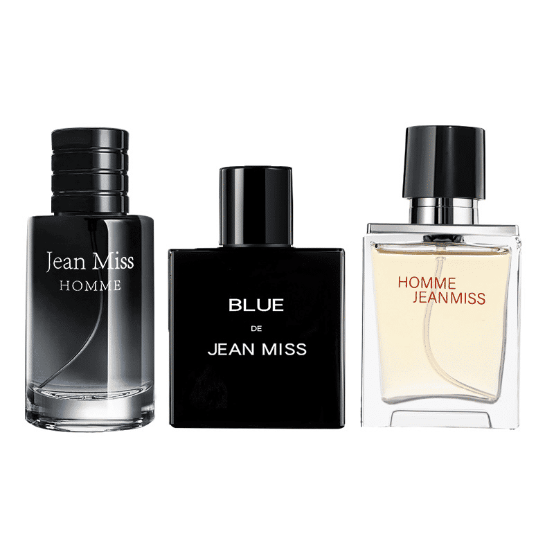 JEAN MISS 3-Bottle 30ml Men's Perfume Gift Set Woody Scent