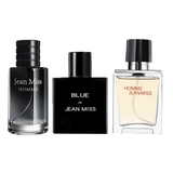 JEAN MISS 3-Bottle 30ml Men's Perfume Gift Set Woody Scent