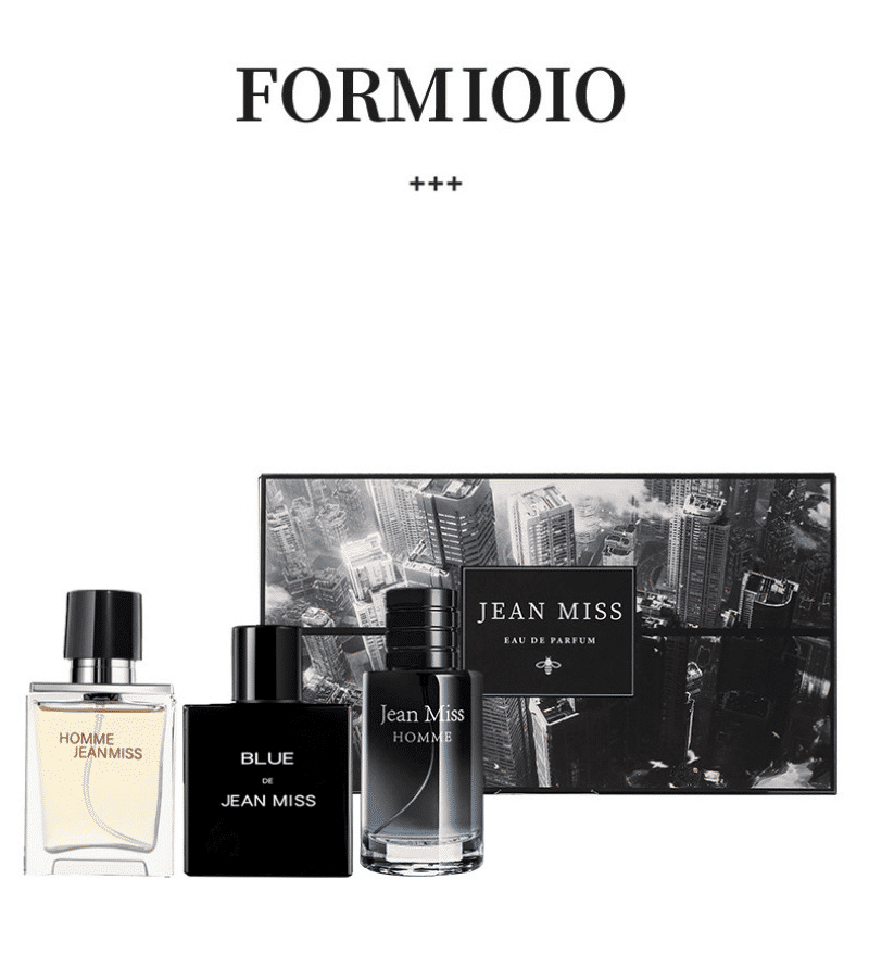JEAN MISS 3-Bottle 30ml Men's Perfume Gift Set Woody Scent