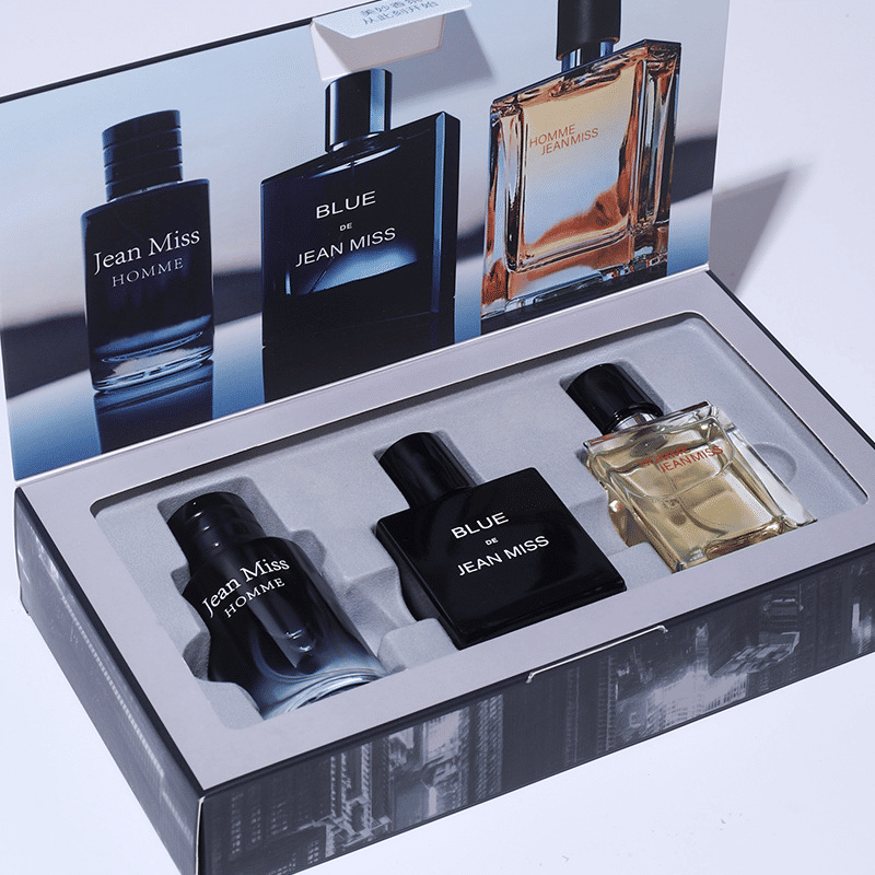 JEAN MISS 3-Bottle 30ml Men's Perfume Gift Set Woody Scent