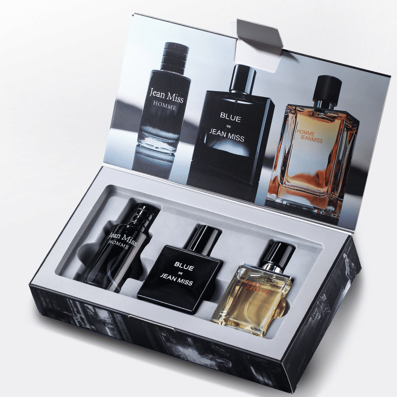 JEAN MISS 3-Bottle 30ml Men's Perfume Gift Set Woody Scent