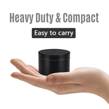 4-Layer Zinc Alloy Metal Tobacco Herb Grinder Spice Mill Crusher Kitchen Tool 35mm Black