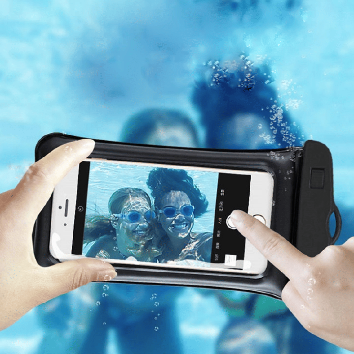 IPX8 Floating Waterproof Phone Case Dry Bag Up to 6.5 Inch TPU Universal