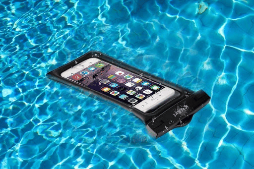 IPX8 Floating Waterproof Phone Case Dry Bag Up to 6.5 Inch TPU Universal