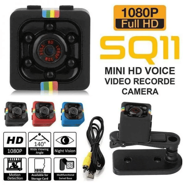 Mini Camera Full HD 1080p Hidden Spy Camcorder IR Night Vision
