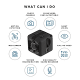 Spy Camera Full HD 1080p Hidden Mini Camera Video Recorder IR Night Vision Webcam