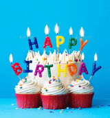 Happy Birthday Candle Set Colourful Party Letter Cake Decoration Topper