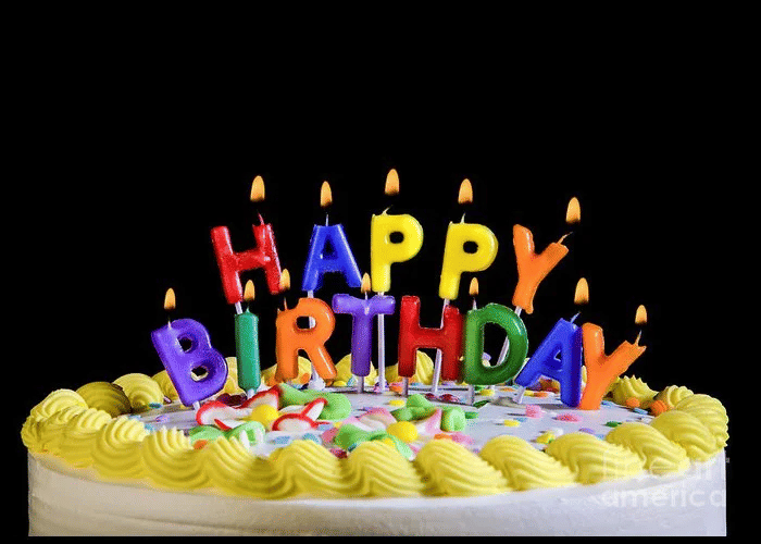 Happy Birthday Candle Set Colourful Party Letter Cake Decoration Topper