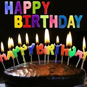 Happy Birthday Candle Set Colourful Party Letter Cake Decoration Topper