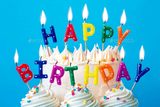 Happy Birthday Candle Set Colourful Party Letter Cake Decoration Topper