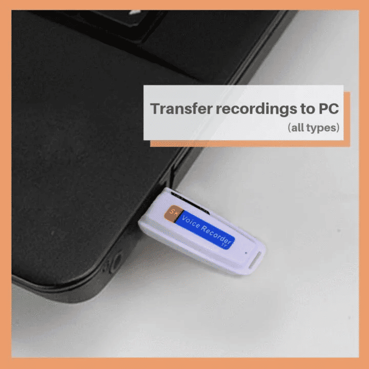 Hidden Digital USB Voice Recorder Portable MP3 Flash Drive Dictaphone Microphone