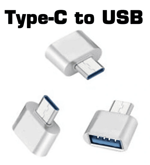 Type-C to USB 3.0 OTG Adapter Converter for MacBook & Smartphones