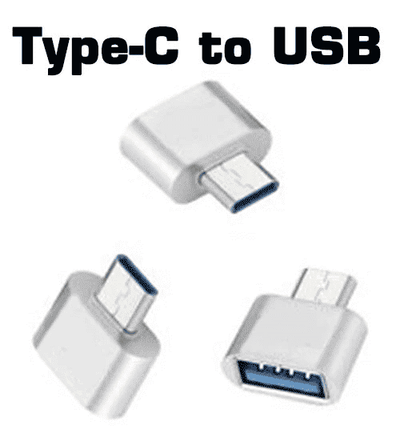Type-C to USB 3.0 OTG Adapter Converter for MacBook & Smartphones