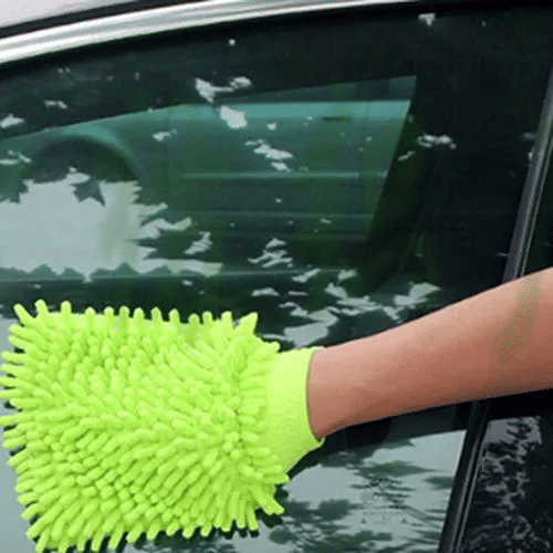 Double Sided Microfiber Car Wash Glove Window Dust Cleaning Towel Kitchen Accessories