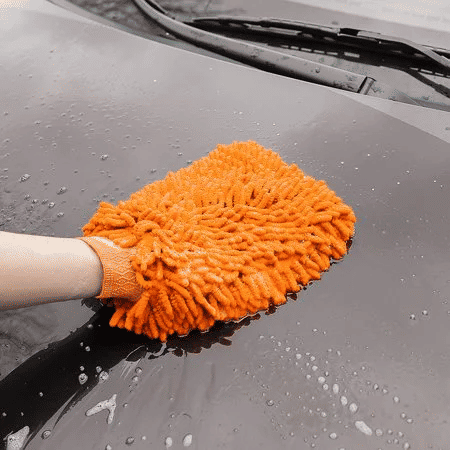 Double Sided Microfiber Car Wash Glove Window Dust Cleaning Towel Kitchen Accessories