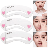 24 Styles Eyebrow Shaping Stencils Makeup Shaper Tools Templates