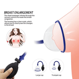 Vacuum Breast Enlargement Pump Nipple Sucker Clitoris Stimulator Adult Sex Toy Clear