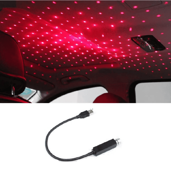 Car Styling Mini LED USB Star Night Light Projector Ambient Galaxy Lamp Decoration