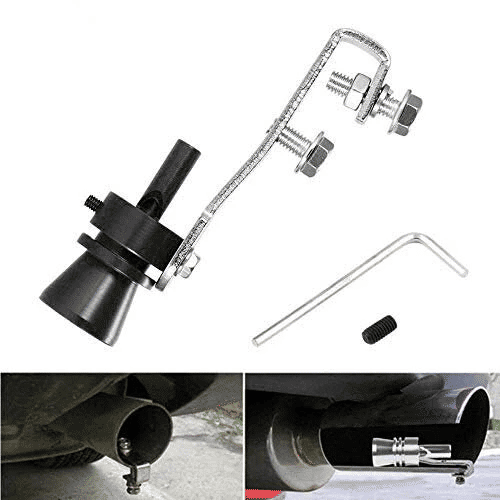 Turbo Sound Whistle Exhaust Pipe Aluminum BOV Blow-off Valve Simulator Tail