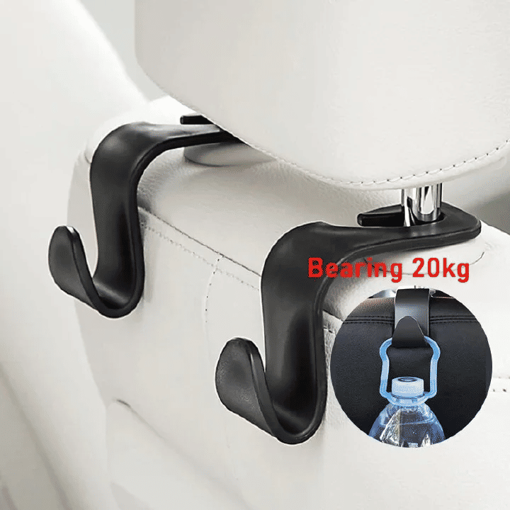Universal Car Seat Back Hook Hanger Holder Storage For Bag Purse Cloth 2-Pack
