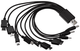 10 in 1 Universal Charging Cable USB Cable Compatible with Samsung LG Huawei