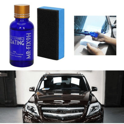 Greyghost Mr Fix 9H Ceramic Coating Kit 30ml Anti Scratch Hydrophobic Car Paint Sealant