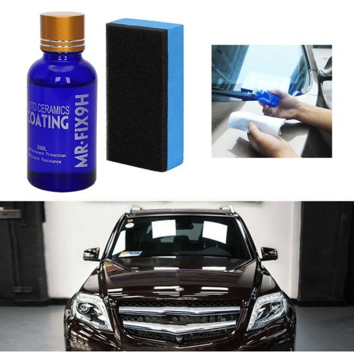 Greyghost Mr Fix 9H Ceramic Coating Kit 30ml Anti Scratch Hydrophobic High Gloss Car Paint Sealant