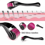 540 Needles Derma Micro Needle Titanium Roller for Anti Hair Loss Hair Regrowth