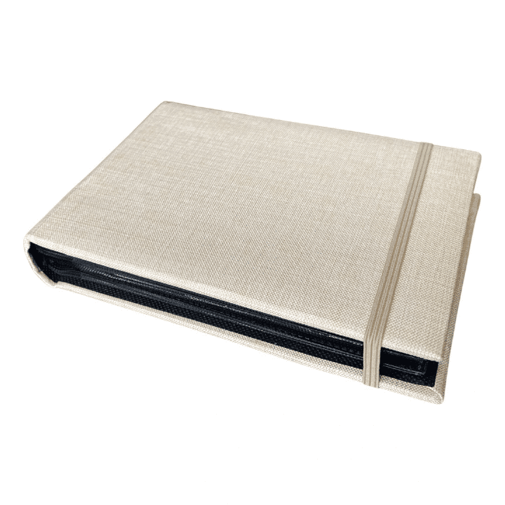 100 Fabric Photo Album Picture Storage Case Family Cream