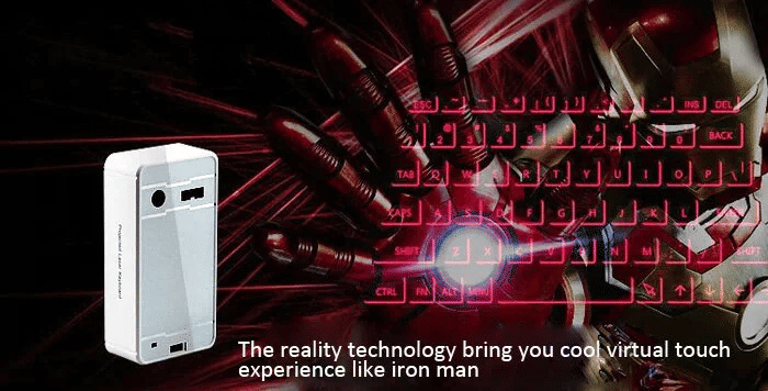Virtual Laser Keyboard Bluetooth Wireless Projection Keyboard Portable for iPhone Android Smart Phone iPad Tablet PC Notebook