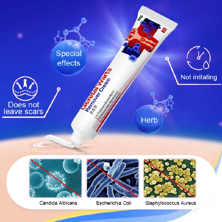 Genital Warts Remover Antibacterial Treatment Cream 20g