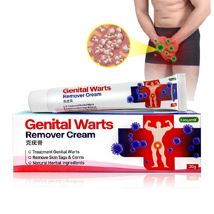 Genital Warts Remover Antibacterial Treatment Cream 20g
