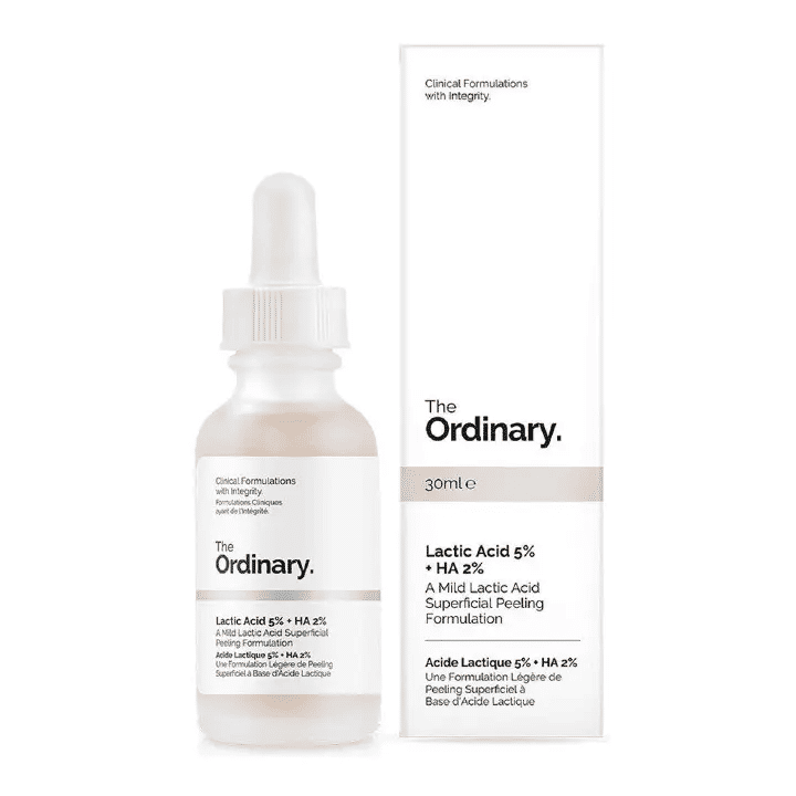 Lactic Acid 5% + HA 30ml Superficial Peeling Formulation For Uneven Tone