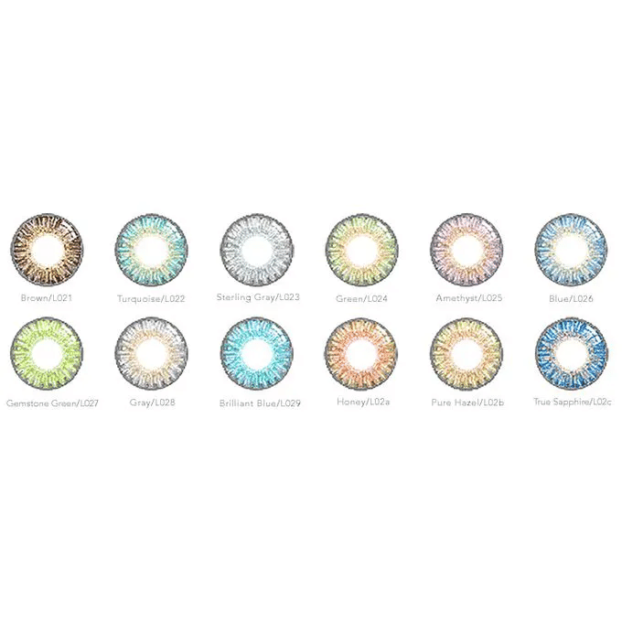 Freshgo 3 Tone Color Contact Lenses Yearly Natural Appearance Pupil Hidrocor Circle Eye Contacts 1 Pair