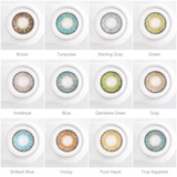 Freshgo 3 Tone Color Contact Lenses Yearly Natural Appearance Pupil Hidrocor Circle Eye Contacts 1 Pair