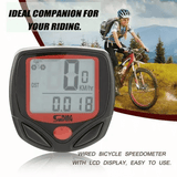 Sunding Bicycle Speedometer Waterproof Bike Cycle LCD Display Digital Computer Odometer