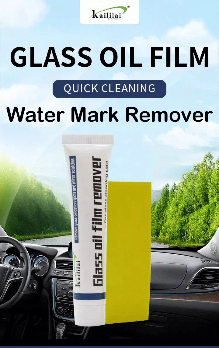 Water Mark Window Mirror Stain Oil Watermark Remover Car Glass Coating High Enrichment Cleaner Oil Film Remover Windshields