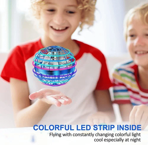 Flynova PRO Flying Ball Toy RGB Light Mini Drone Kids Adults Indoor Outdoor Nebula Orb Soaring Hover Magic Boomerang Spinner