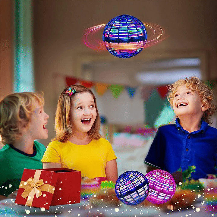 Flynova PRO Flying Ball Toy RGB Light Mini Drone Kids Adults Indoor Outdoor Nebula Orb Soaring Hover Magic Boomerang Spinner