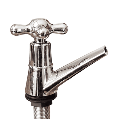 ABS Chrome Plated Plastic Kitchen Faucet Single Handle Water Tap with Pop Up