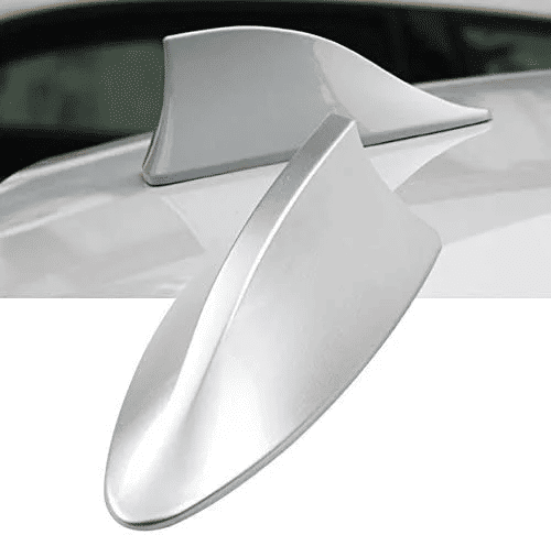Universal Auto Car Shark Fin Roof Decorative Antenna Aerial Cover Sticker With Signal Radio Modification Exterior Accessories