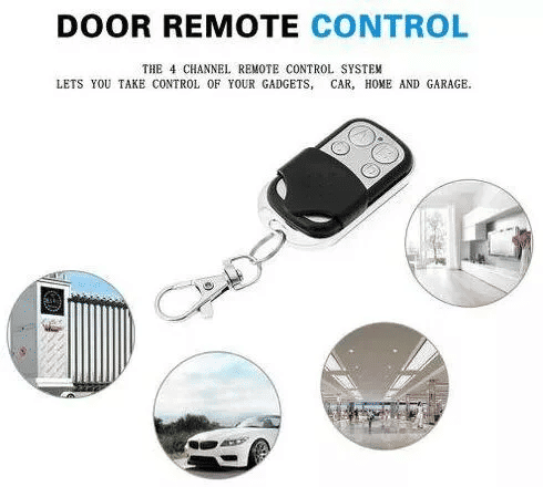 433MHz Cloning Wireless Remote Control Key 4 Button Universal Garage Door Gate Opener