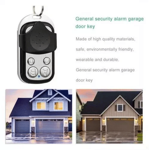 433MHz Cloning Wireless Remote Control Key 4 Button Universal Garage Door Gate Opener