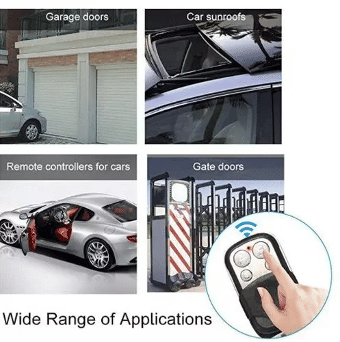 433MHz Cloning Wireless Remote Control Key 4 Button Universal Garage Door Gate Opener