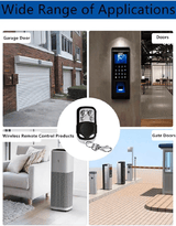 433MHz Cloning Wireless Remote Control Key 4 Button Universal Garage Door Gate Opener