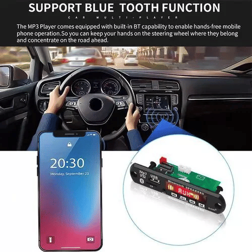 Kilimall Decoding Card MP3 Decoder Audio Music Bluetooth 5.0 Car Module Support AUX FM USB TF APE FLAC Amplifier